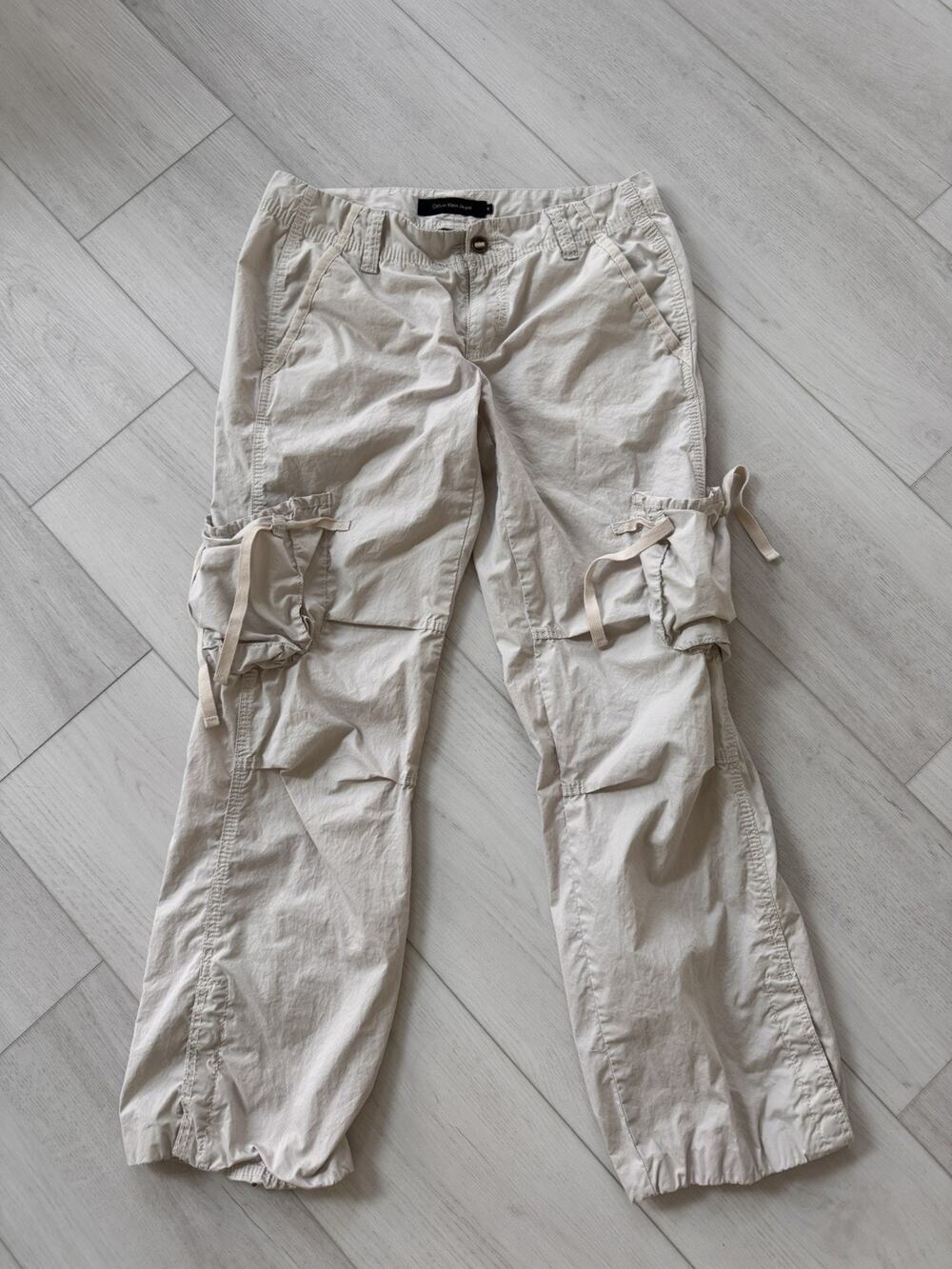 CALVIN KLEIN Cargo Pants Women Size 10 Casual 100% Cotton. New. w/o tags.